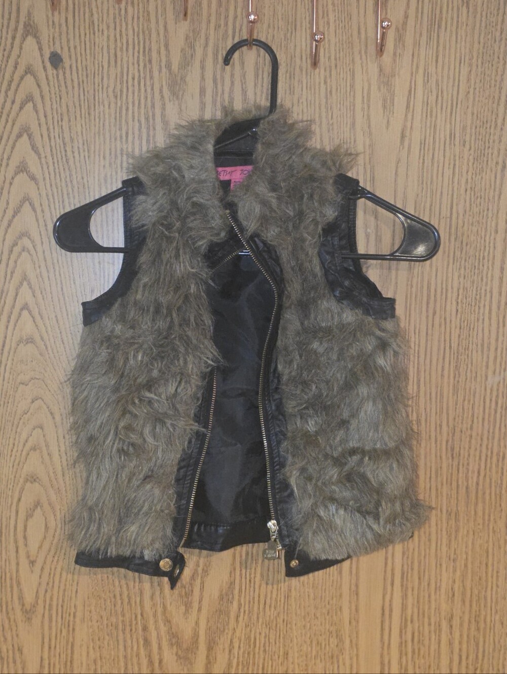 Girls' Faux Fur Vest